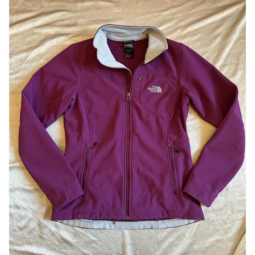 The North Face Jacket Women Small Pink Purple Apex Bionic Softshell Windbreaker